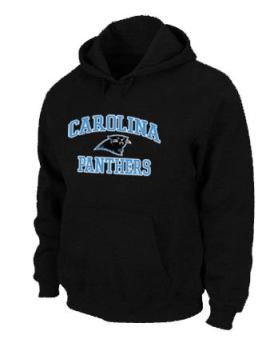 Carolina Panthers Heart & Soul Pullover Hoodie Black Cheap