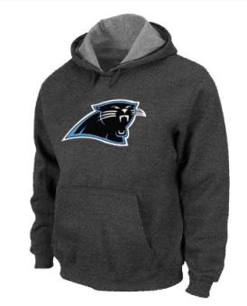 Carolina Panthers Logo Pullover Hoodie Dark Grey Cheap