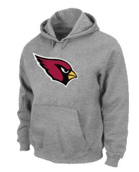 Arizona Cardinals Logo Pullover Hoodie Grey Cheap