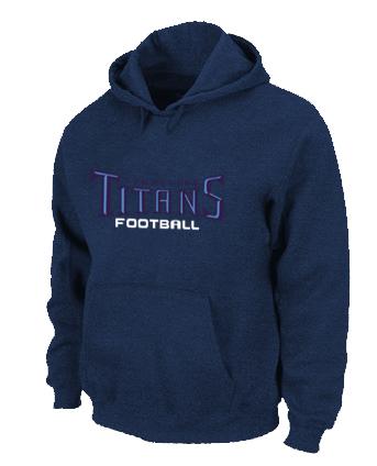 Tennessee Titans Authentic font Pullover NFL Hoodie D.Blue Cheap