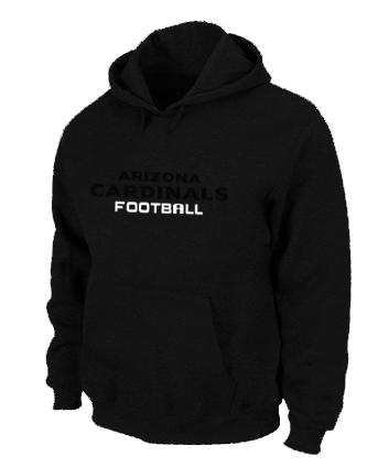 Arizona Cardinals Authentic font Pullover NFL Hoodie Black Cheap
