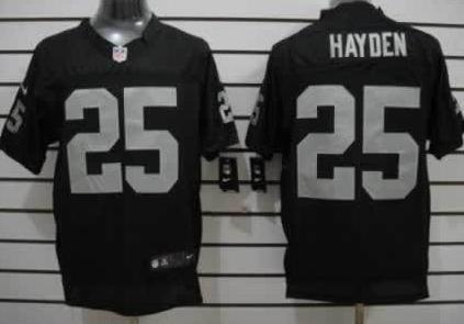 Nike Oakland Raiders 25 DJ Hayden Black Elite NFL Jerseys Cheap