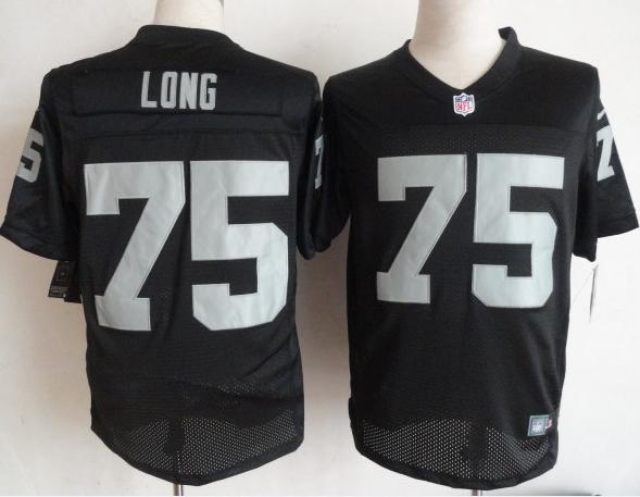 Nike Oakland Raiders 75 Howie Long Black Elite NFL Jerseys Cheap