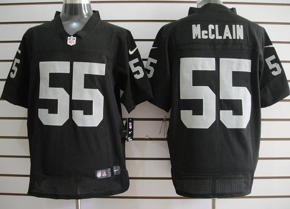 Nike Oakland Raiders #55 Rolando McClain Black Elite Nike NFL Jerseys Cheap
