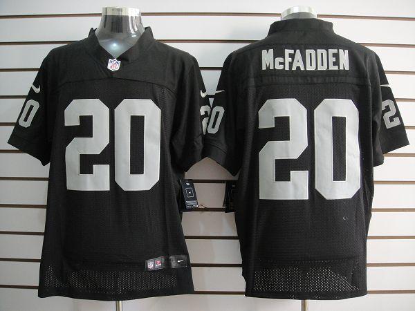 Nike Oakland Raiders #20 Darren McFadden Black Elite Nike NFL Jerseys Cheap