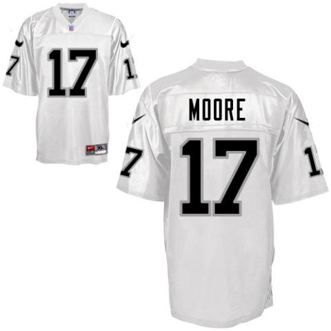Nike Oakland Raiders #17 Denarius Moore White Nike NFL Jerseys Cheap