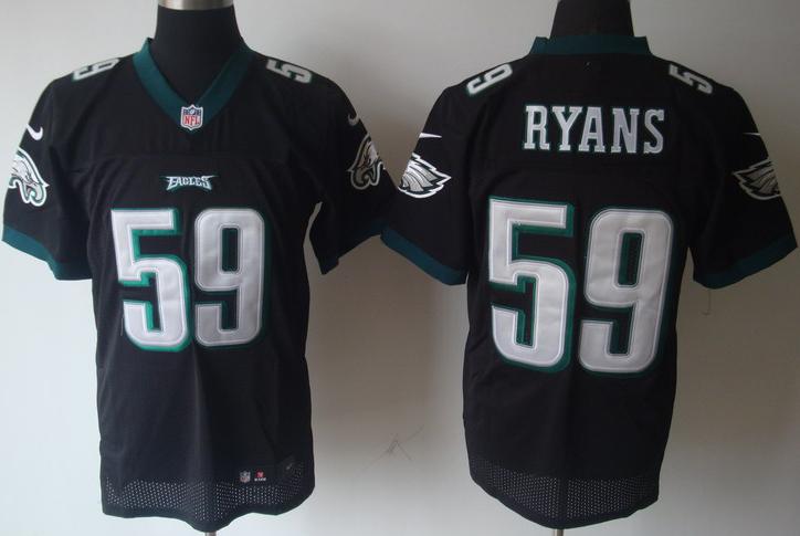 Nike Philadelphia Eagles #59 Ryans Black Elite Nike NFL Jerseys Cheap