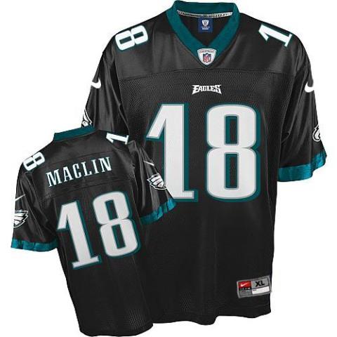 Nike Philadelphia Eagles #18 Jeremy Maclin Black Nike NFL Jerseys Cheap