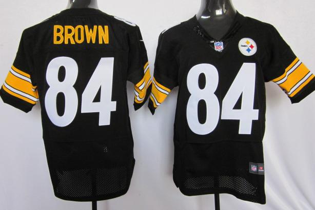 Nike Pittsburgh Steelers #84 Antonio Brown Black Elite Nike NFL Jerseys Cheap