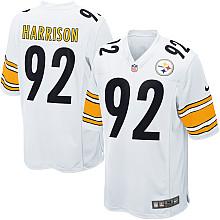 Nike Pittsburgh Steelers #92 James Harrison White Nike NFL Jerseys Cheap