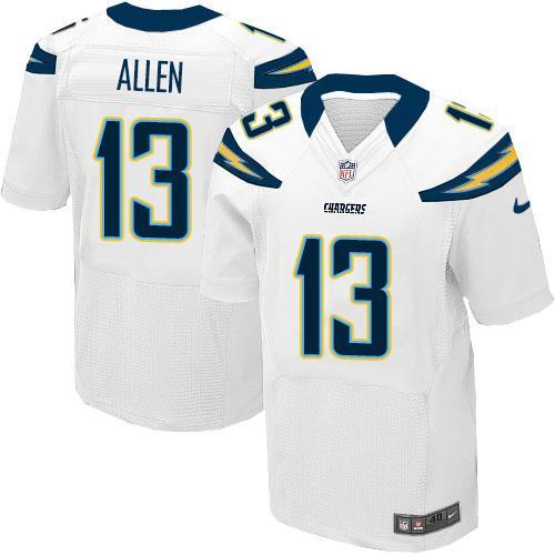 Nike San Diego Chargers 13 Keenan Allen White Elite NFL Jerseys Cheap