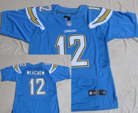 Nike San Diego Chargers 12 Robert Meachem Light Blue Elite NFL Jerseys 2013 New Style Cheap