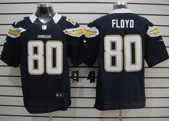 Nike San Diego Chargers 80 Floyd Dark Blue Elite Nike NFL Jerseys Cheap