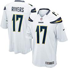 Nike San Diego Chargers 17# Philip Rivers White Nike NFL Jerseys Cheap