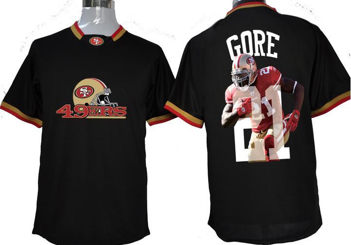 Nike San Francisco 49ers #21 Frank Gore Black All-Star Fashion NFL Jerseys Cheap