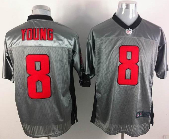 Nike San Francisco 49ers 8 Steve Young Grey Shadow NFL Jerseys Cheap