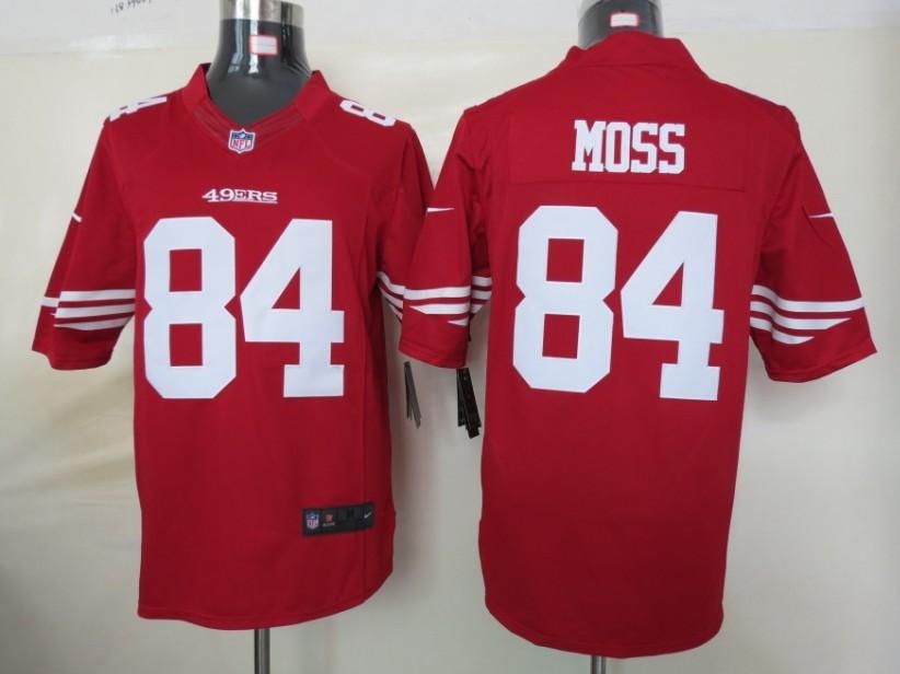 Nike San Francisco 49ers 84 Randy Moss Red Game LIMITED NFL Jerseys Cheap