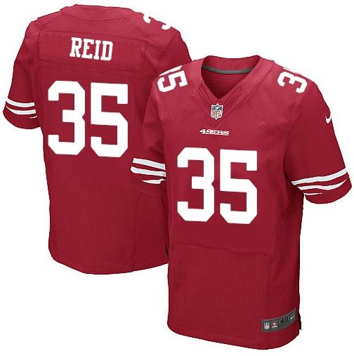 Nike San Francisco 49ers 35 Eric Reid Elite Red Team NFL Jersey Cheap