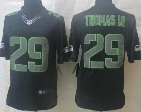Nike Seattle Seahawks 29 Earl Thomas III Impact Limited Black NFL Jerseys Cheap