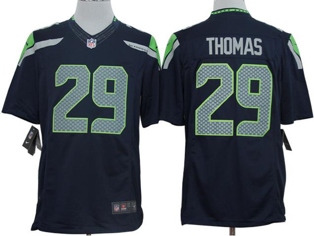 Nike Seattle Seahawks 29# Earl Thomas Blue Game LIMITED NFL Jerseys Cheap