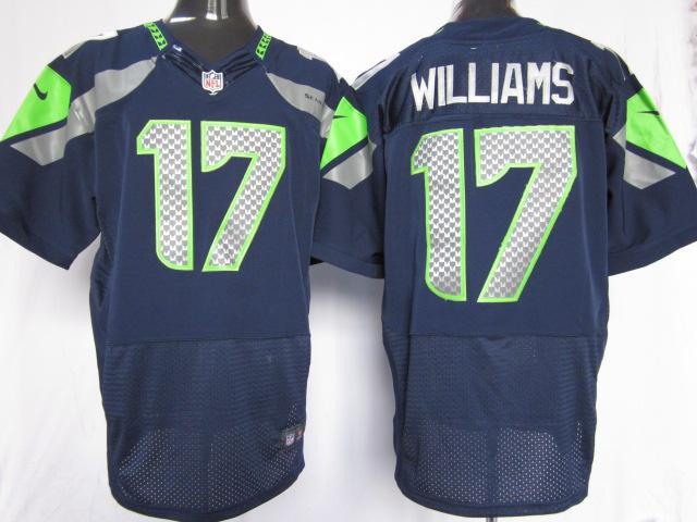 Nike Seattle Seahawks 17# Mike Williams Blue Elite Nike NFL Jerseys Cheap