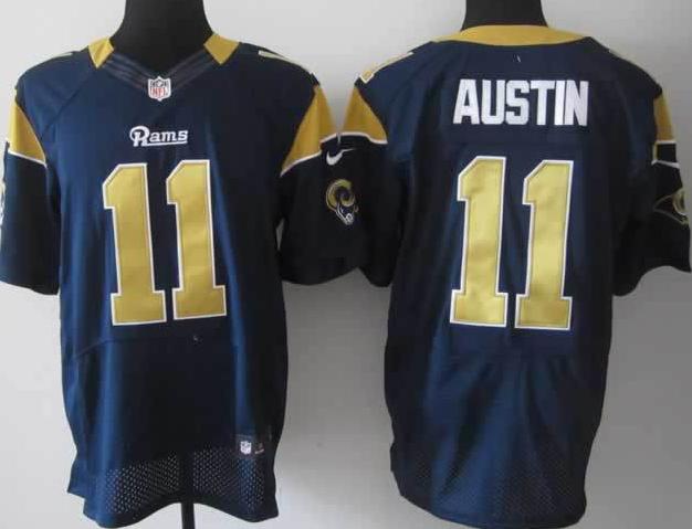 Nike St. Louis Rams 11 Tavon Austin Blue Elite NFL Jerseys Cheap