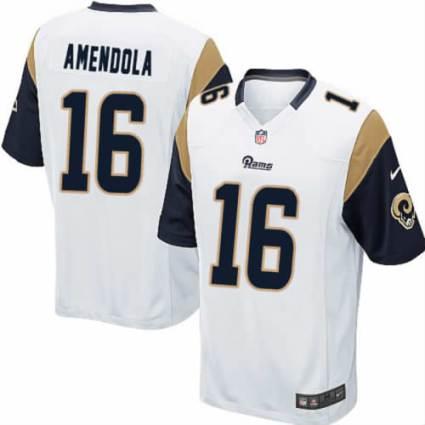 Nike St. Louis Rams 16 Danny Amendola White Game Nike NFL Jersey Cheap