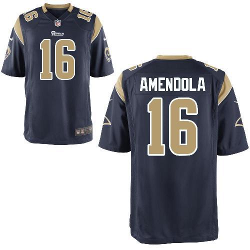 Nike St. Louis Rams 16 Danny Amendola Blue Game Nike NFL Jersey Cheap
