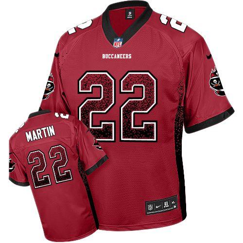 Nike Tampa Bay Buccaneers 22 Doug Martin Red Drift Fashion Elite NFL Jerseys Cheap