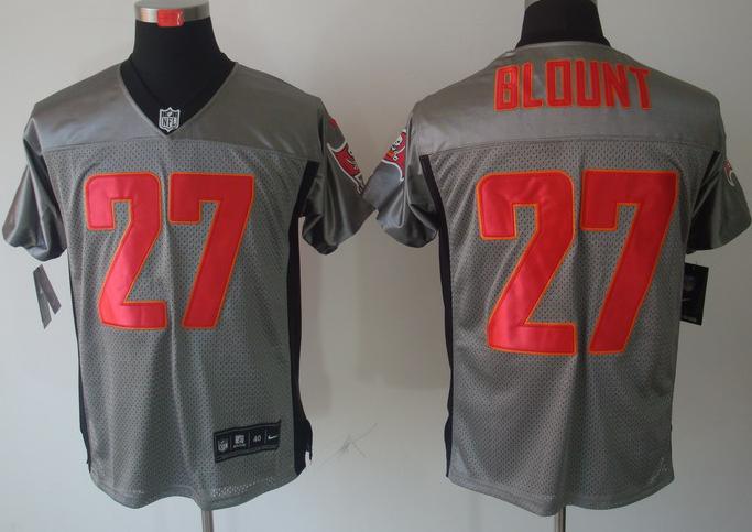 Nike Tampa Bay Buccaneers 27 LeGarrette Blount Grey Shadow NFL Jerseys Cheap
