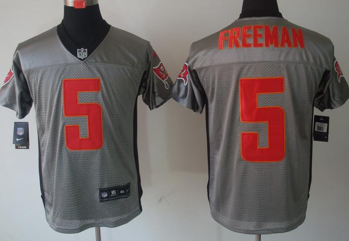 Nike Tampa Bay Buccaneers 5# Josh Freeman Grey Shadow NFL Jerseys Cheap