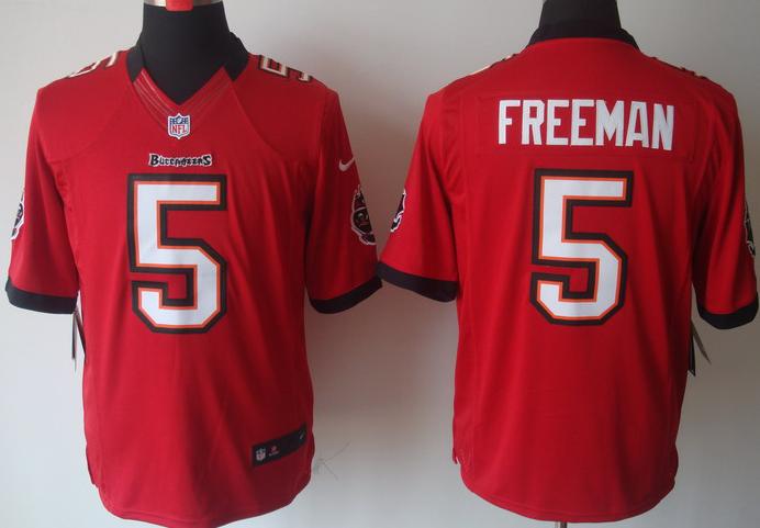 Nike Tampa Bay Buccaneers 5# Josh Freeman Red Game LIMITED NFL Jerseys Cheap