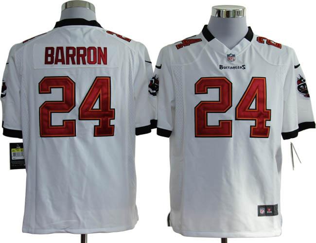Nike Tampa Bay Buccaneers 24# Mark Barron White Game Nike NFL Jersey Cheap