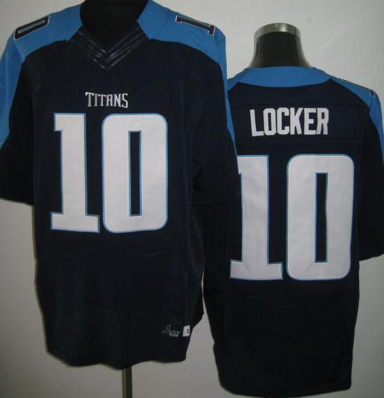 Nike Tennessee Titans 10# Jake Locker Dark Blue Elite NFL Jerseys Cheap