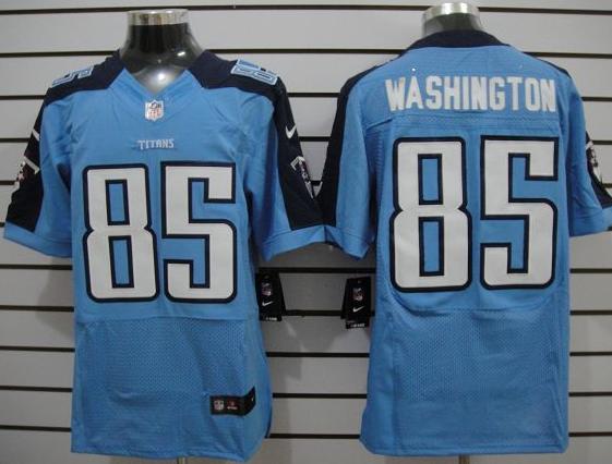 Nike Tennessee Titans #85 Washington Light Blue Elite NFL Jerseys Cheap