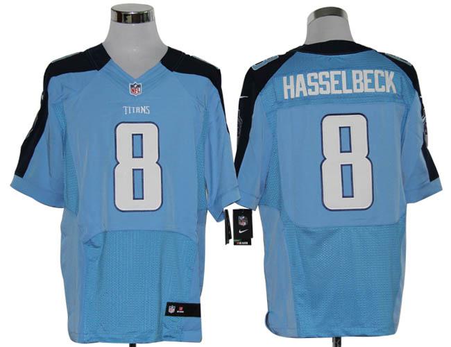 Nike Tennessee Titans 8# Matt Hasselbeck Light Blue Elite Nike NFL Jerseys Cheap