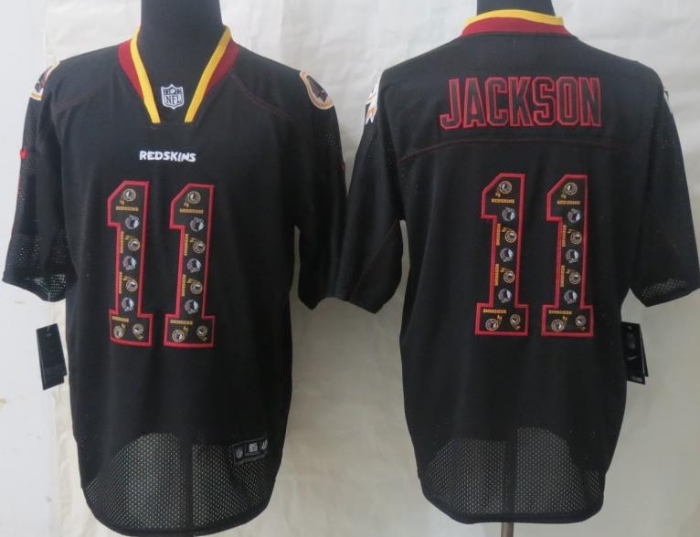 Nike Washington Redskins 11 DeSean Jackson Lights Out Black NFL Jerseys Cheap