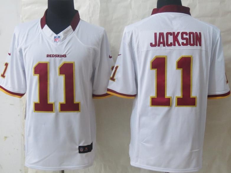 Nike Washington Redskins 11 DeSean Jackson White Limited NFL Jerseys Cheap