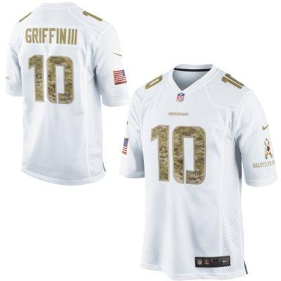 Nike Washington Redskins 10 Robert Griffin III White Salute to Service Game NFL Jersey Cheap