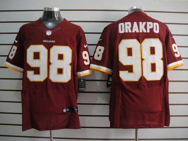 Nike Washington Redskins 98# Brian Orakpo Red Elite Nike NFL Jerseys Cheap