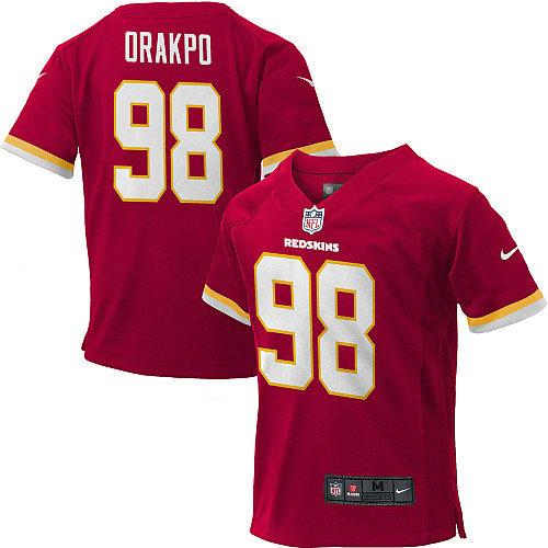 Nike Washington Redskins 98# Brian Orakpo Red Nike NFL Jerseys Cheap