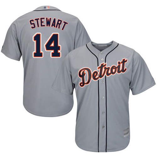 Tigers #14 Christin Stewart Grey New Cool Base Stitched Baseball Jersey