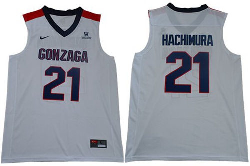 Bulldogs #21 Rui Hachimura White Basketball Stitched NCAA Jersey