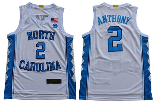 North Carolina #2 Cole Anthony White Basketball Stitched College Jersey