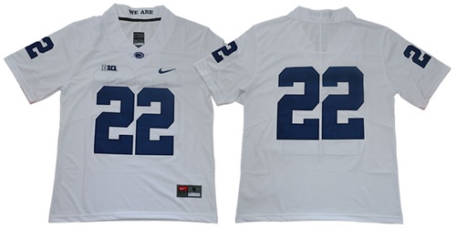 Nittany Lions #22 White Stitched NCAA Jersey