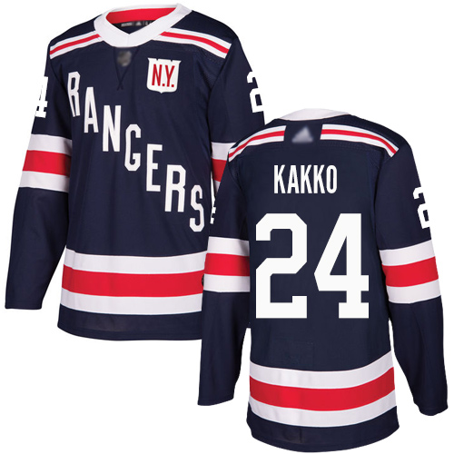 Rangers #45 Kaapo Kakko Navy Blue Authentic 2018 Winter Classic Stitched Hockey Jersey