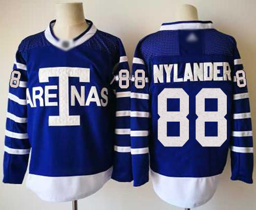 Maple Leafs #88 William Nylander Blue Authentic 1918 Arenas Throwback Stitched Hockey Jersey