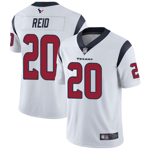Texans #20 Justin Reid White Men's Stitched Football Vapor Untouchable Limited Jersey