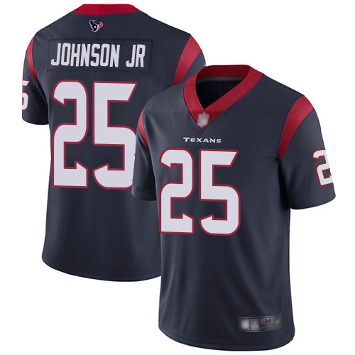 Texans #25 Duke Johnson Jr Navy Blue Team Color Men's Stitched Football Vapor Untouchable Limited Jersey