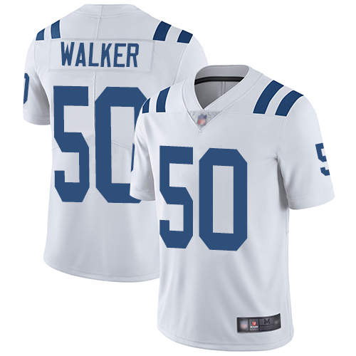 Colts #50 Anthony Walker White Men's Stitched Football Vapor Untouchable Limited Jersey